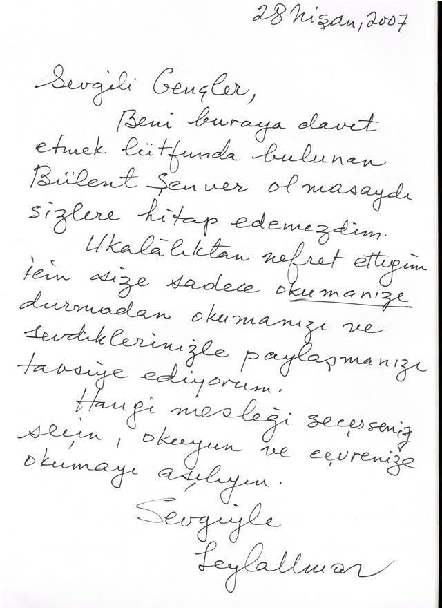 Leyla Umar Şeref Defteri